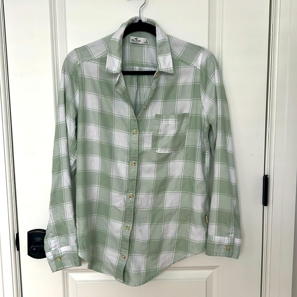 Hollister Boyfriend Fit Flannel Shirt - Picture 1 of 8